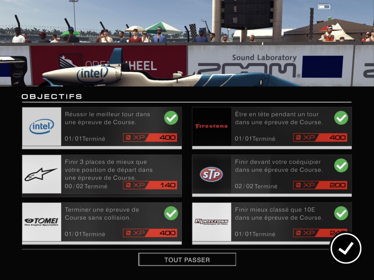 GRID Autosport (copie d'écran 18 sur iPhone / iPad)