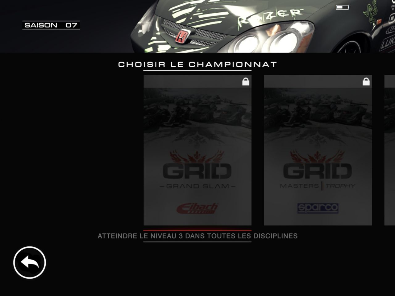 GRID Autosport (copie d'écran 36 sur iPhone / iPad)