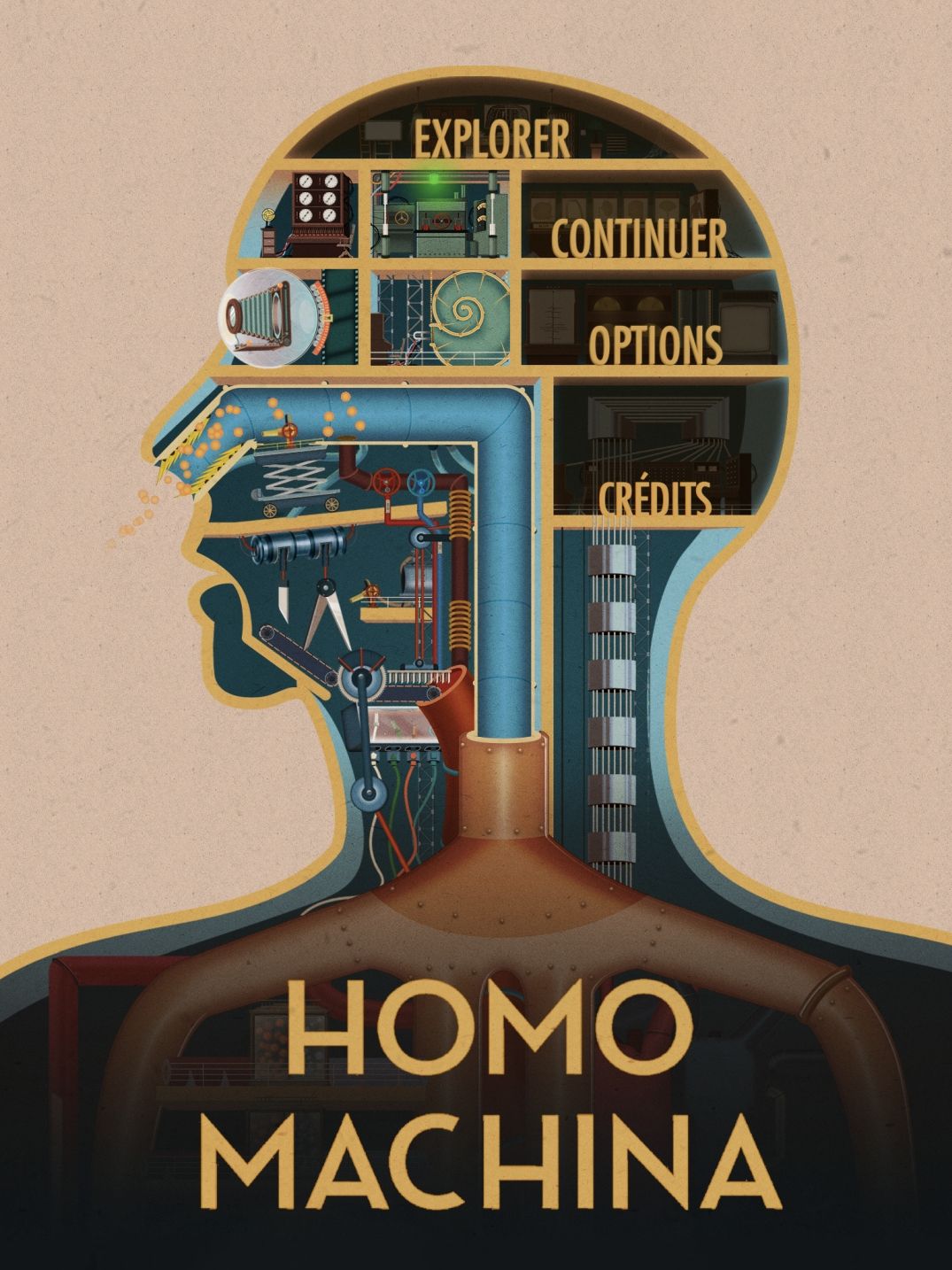 Homo Machina (copie d'écran 1 sur iPhone / iPad)
