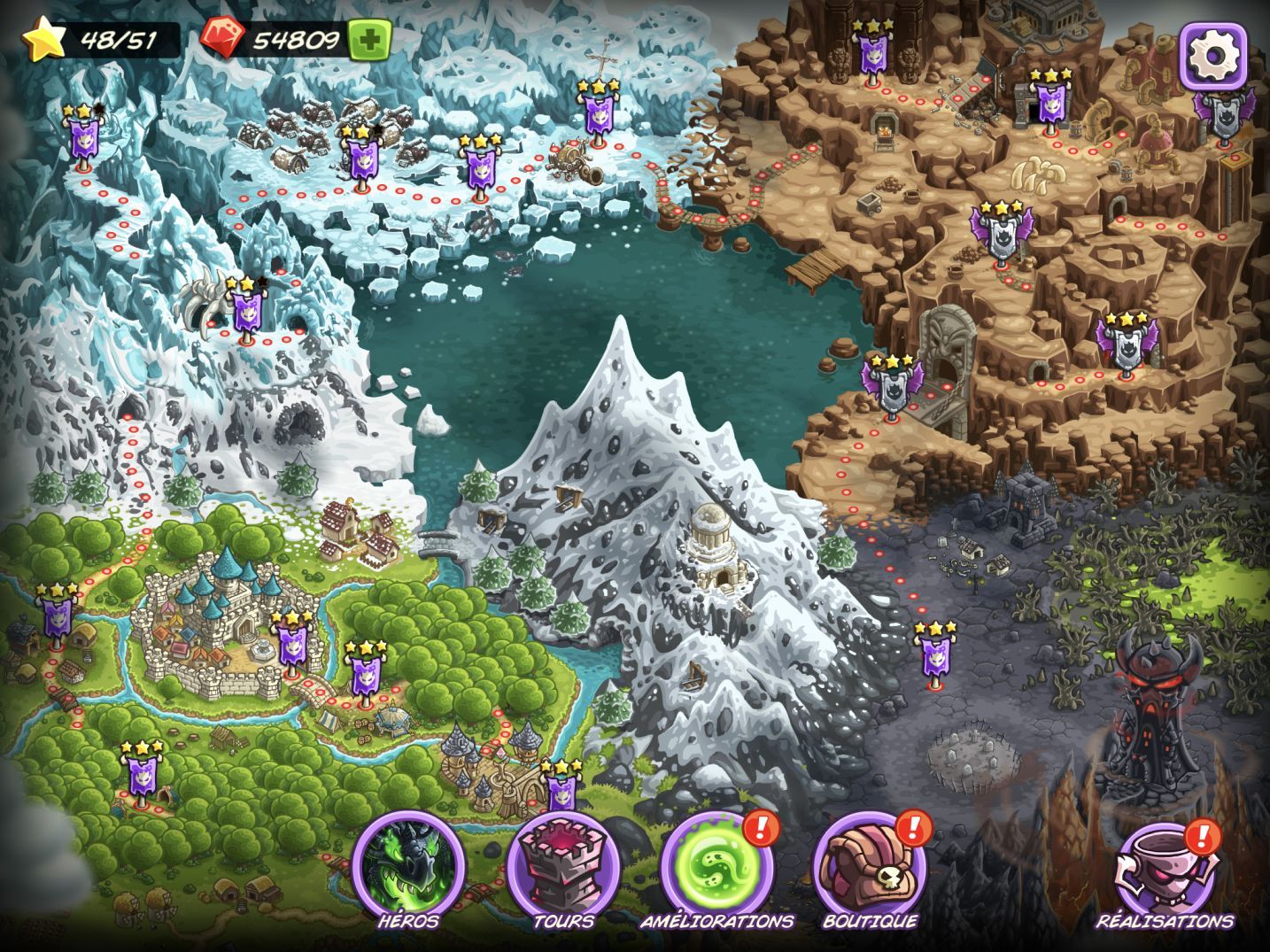 Kingdom Rush Vengeance (copie d'écran 28 sur iPhone / iPad)