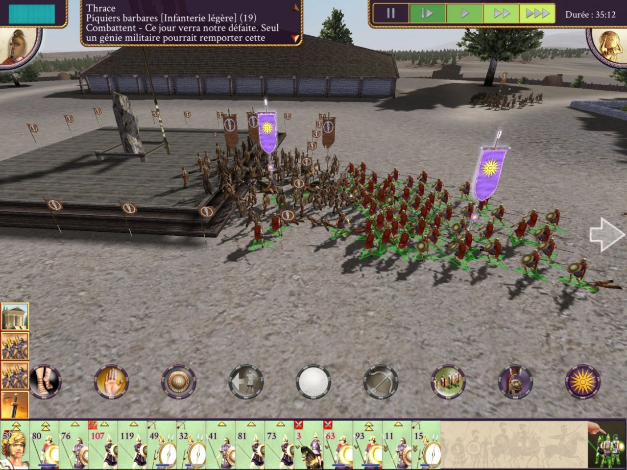 ROME: Total War - Alexander (copie d'écran 13 sur Android)