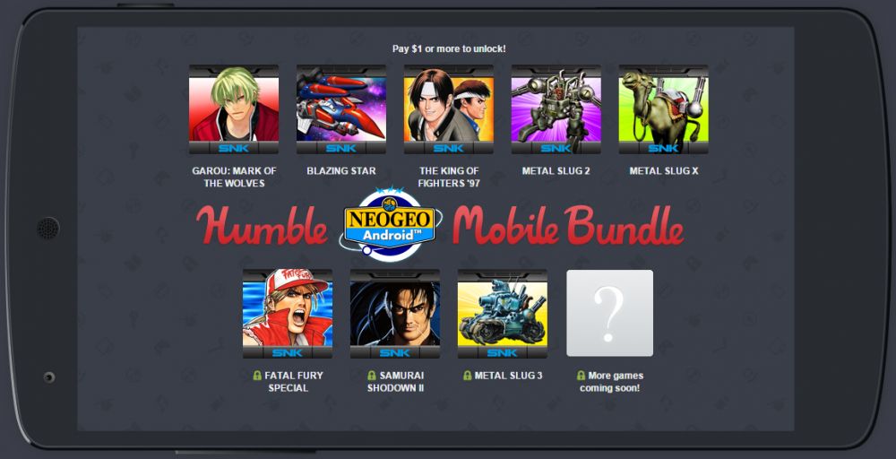 Humble Bundle Mobile spécial SNK Playmore