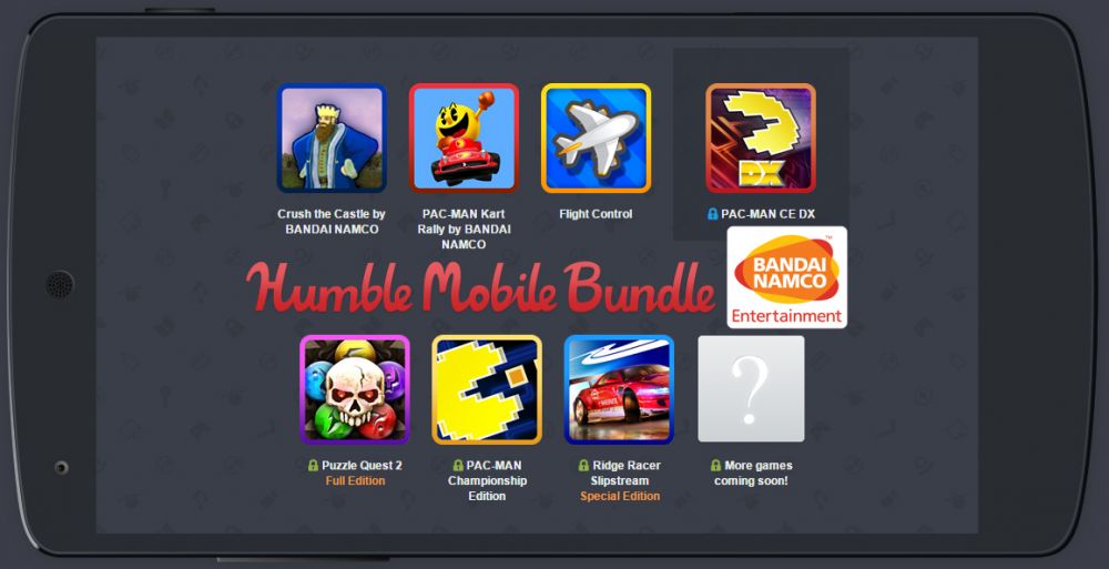 Humble Bundle Mobile spécial Bandaï Namco
