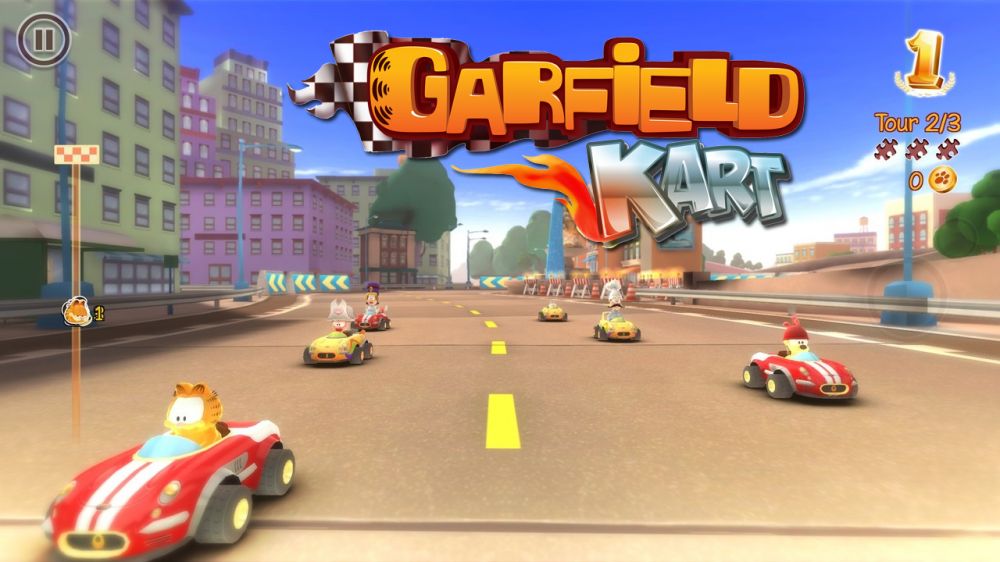 Garfield Kart sur iOS et Android