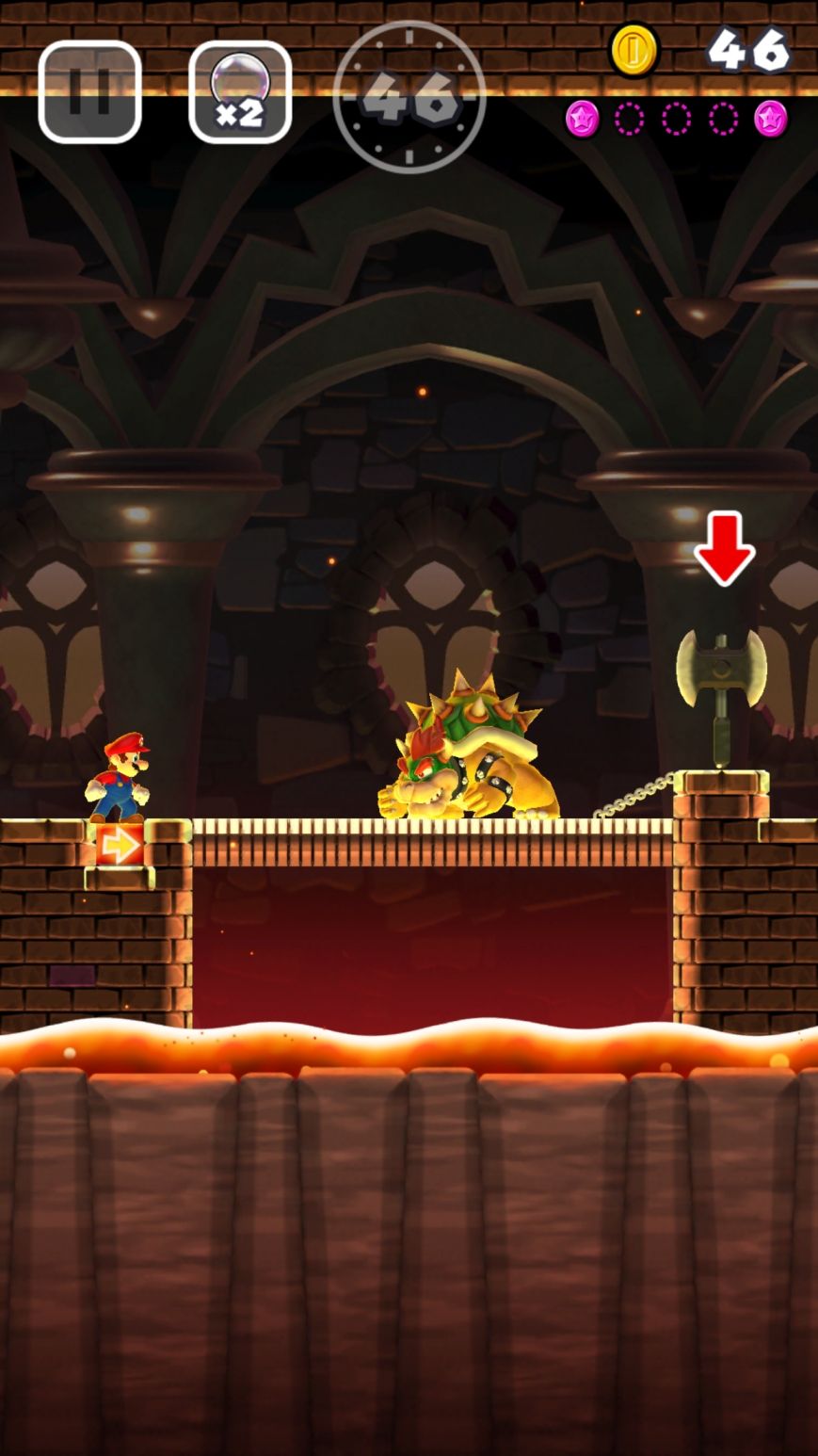 Super Mario Run (copie d'écran 2 sur iPhone / iPad)