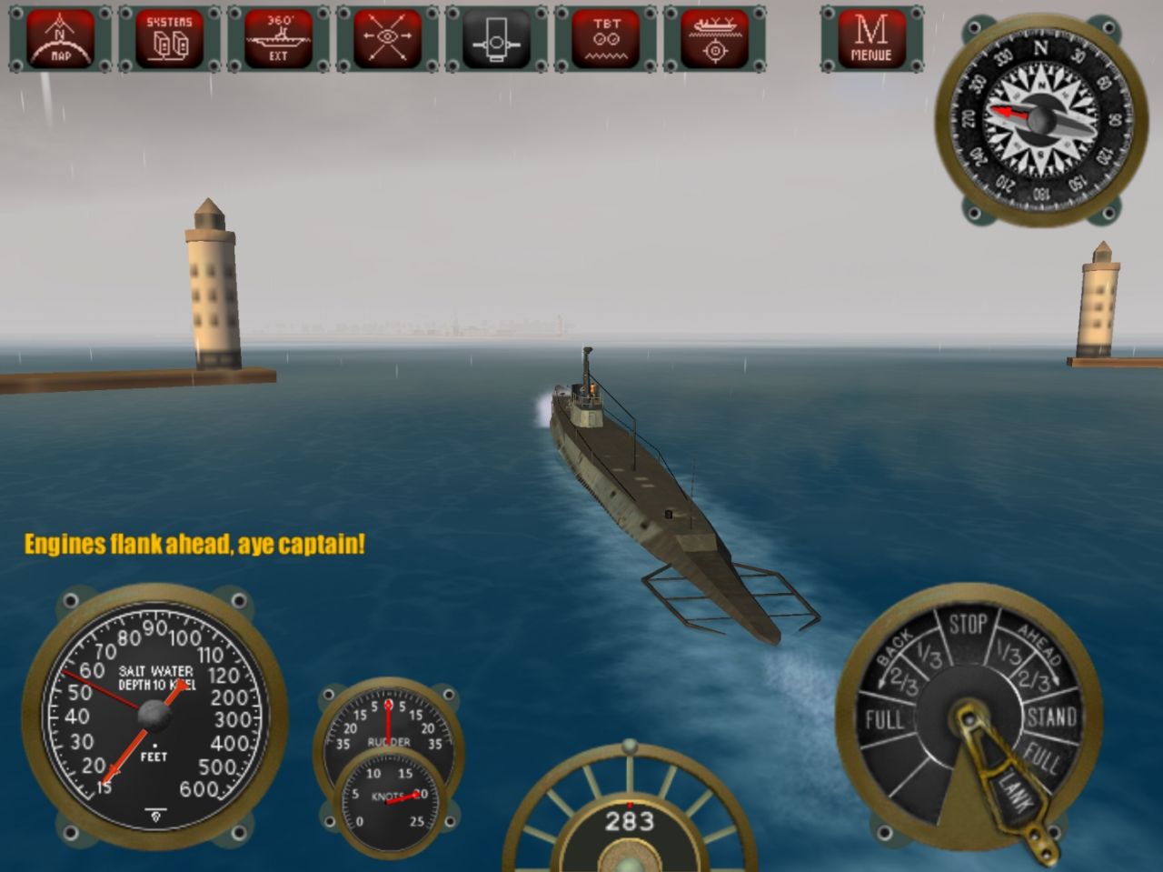 Silent Depth Submarine Simulation (copie d'écran 4 sur iPhone / iPad)