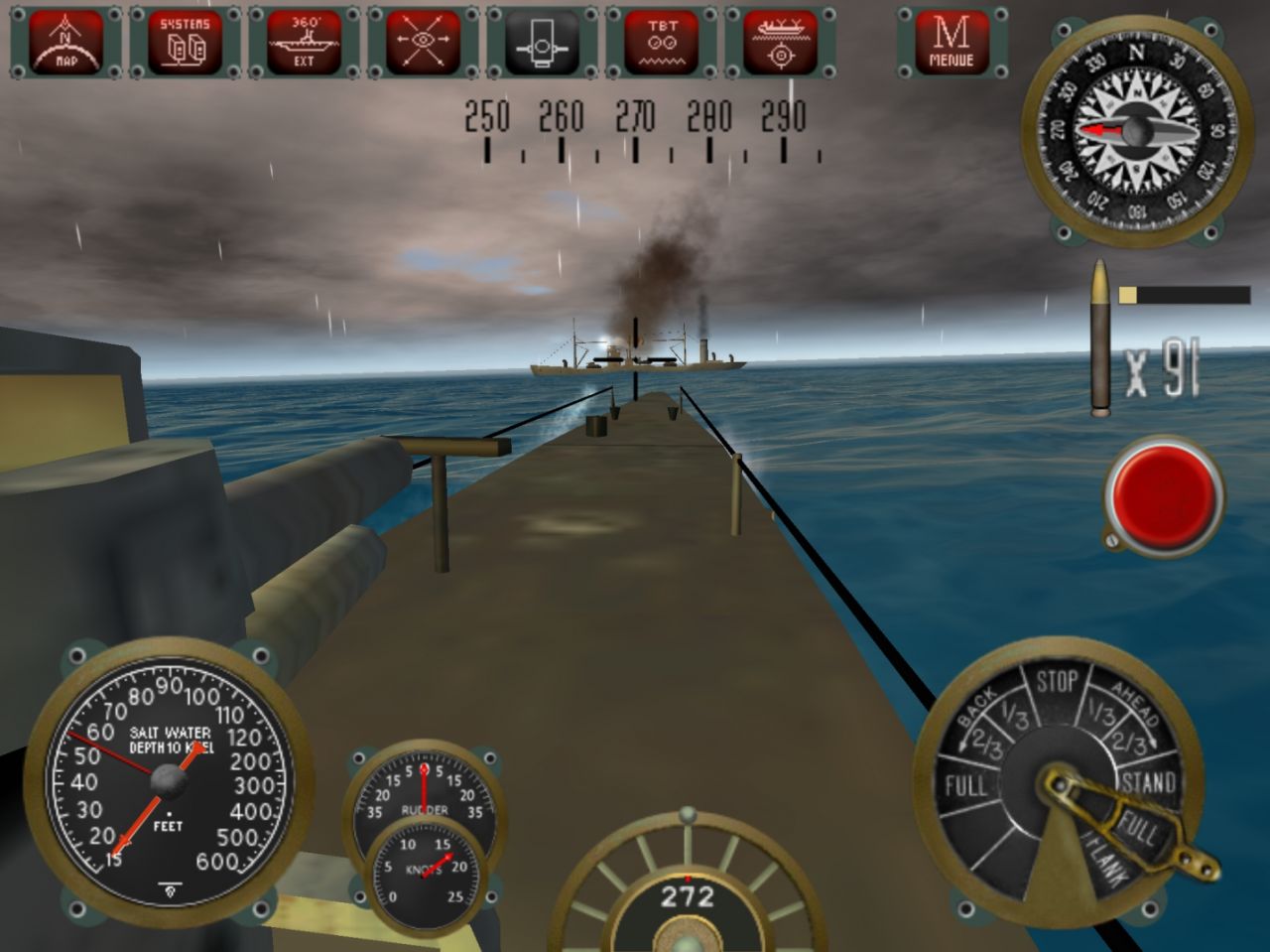 Silent Depth Submarine Simulation (copie d'écran 8 sur iPhone / iPad)