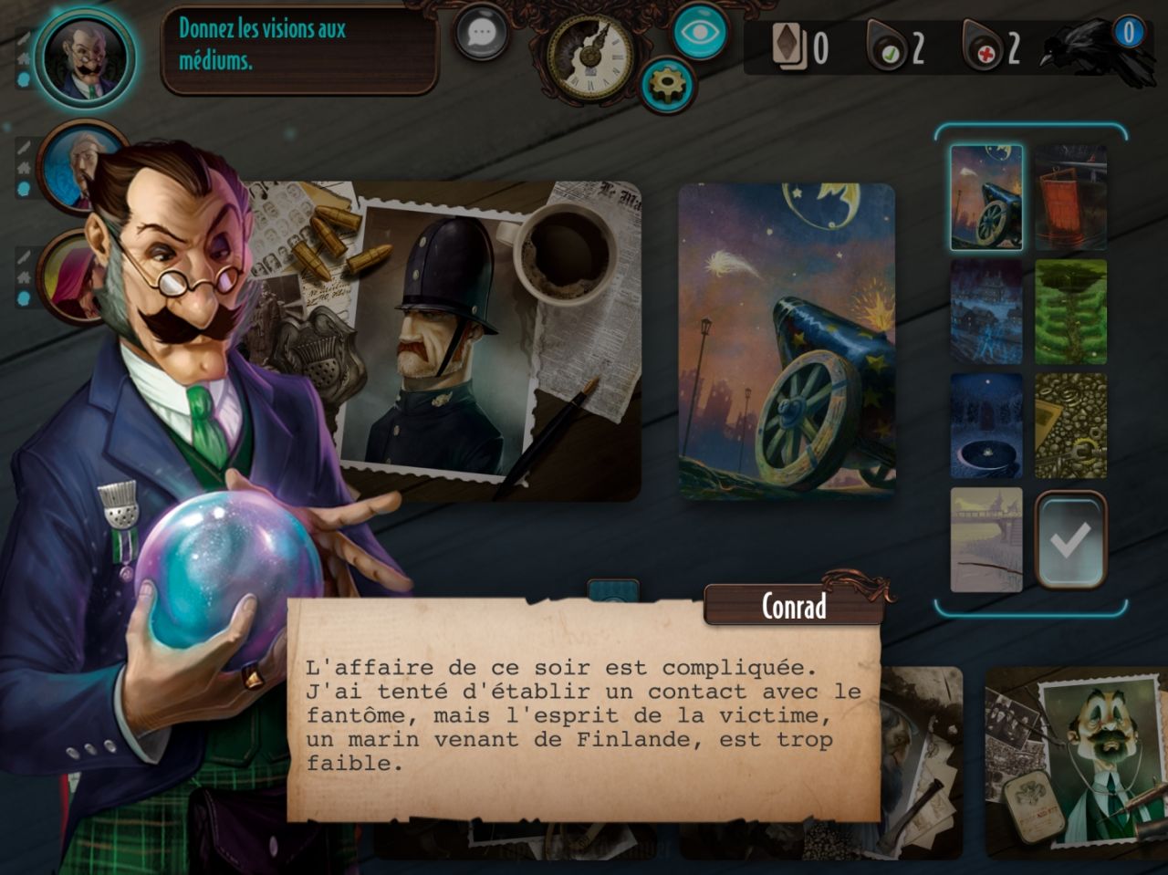 Mysterium: The Board Game (copie d'écran 1 sur iPhone / iPad)