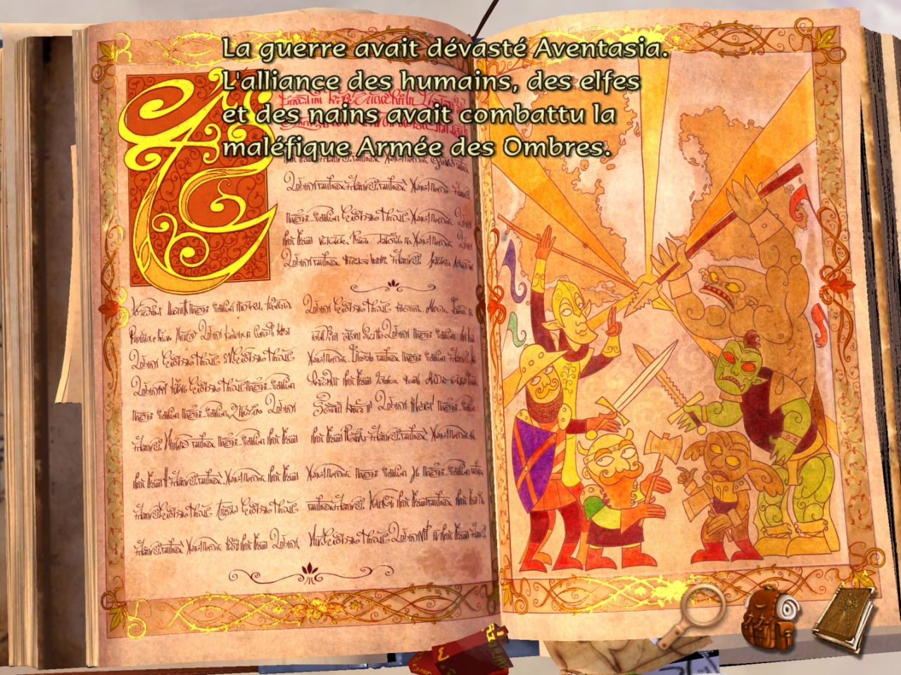 Book of Unwritten Tales 2 (copie d'écran 1 sur Android)