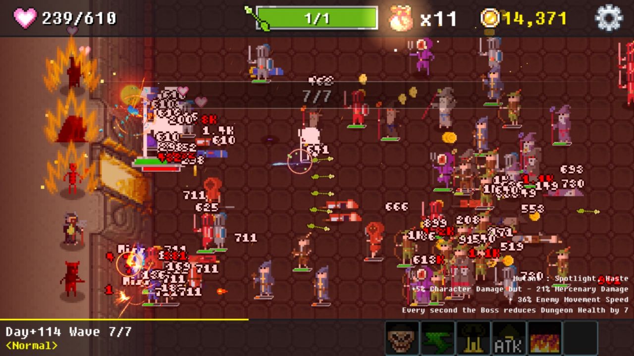 Dungeon Defense (copie d'écran 3 sur Android)