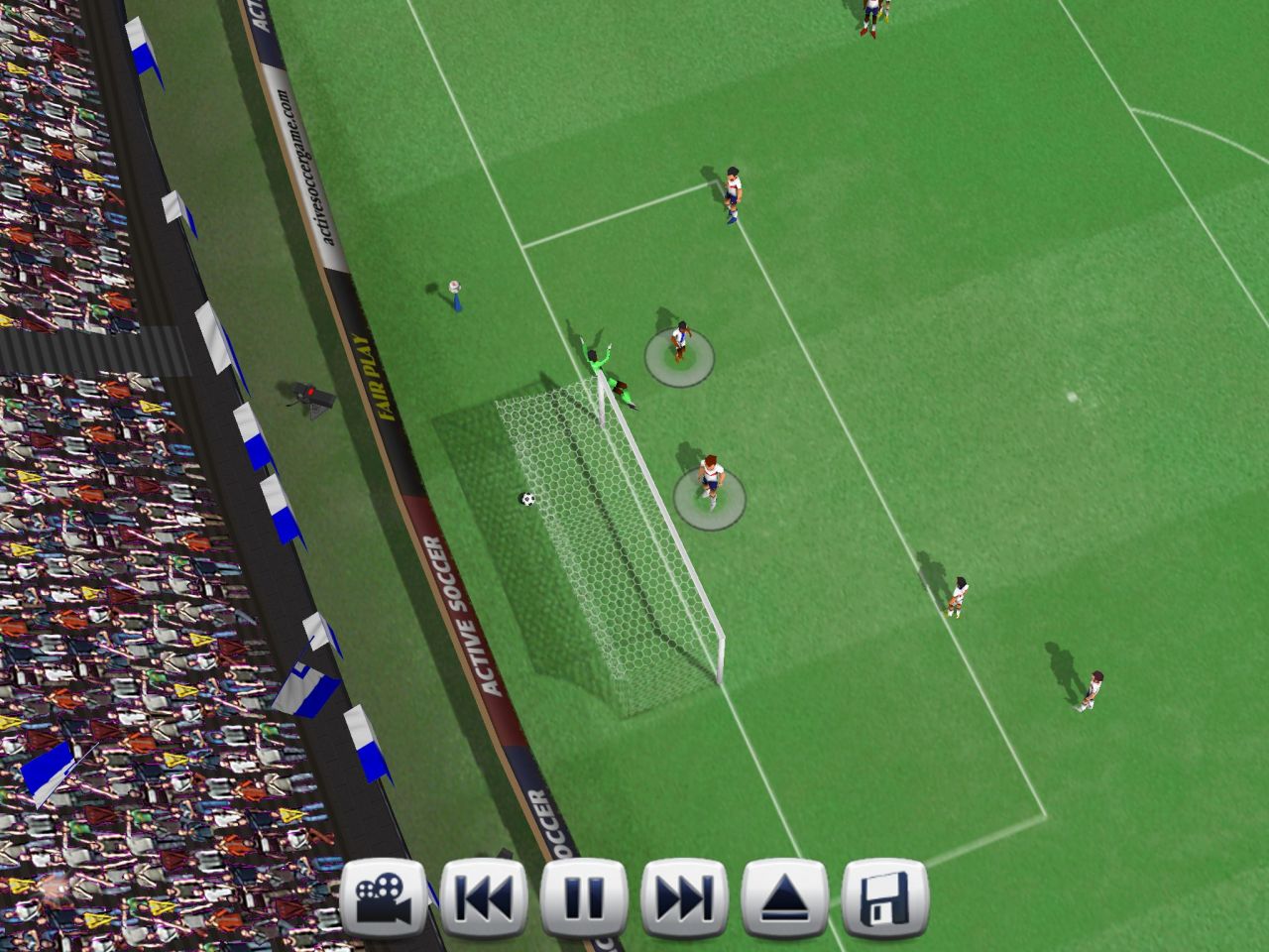 Active Soccer 2 DX (copie d'écran 1 sur iPhone / iPad)