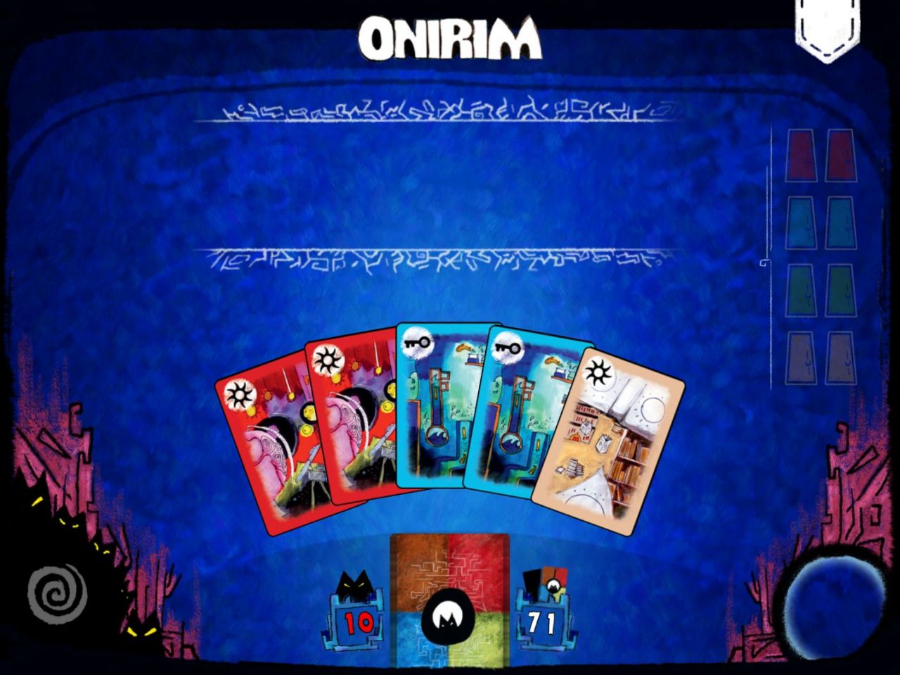 Onirim - Jeu de cartes solitaire (copie d'écran 1 sur iPhone / iPad)