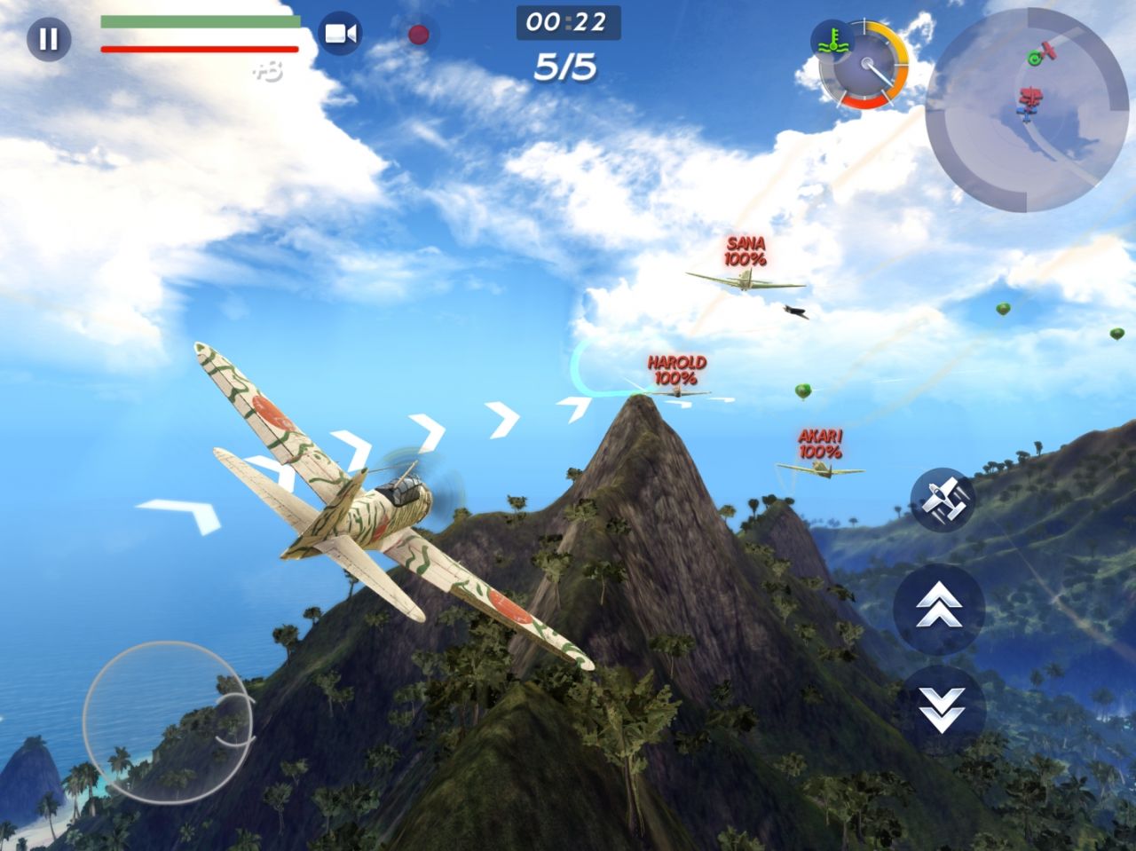 Sky Gamblers Races (copie d'écran 1 sur iPhone / iPad / Apple TV)