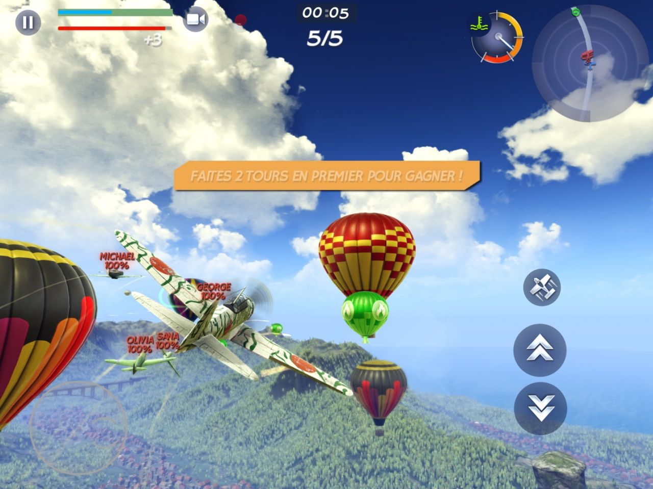 Sky Gamblers Races (copie d'écran 4 sur iPhone / iPad / Apple TV)