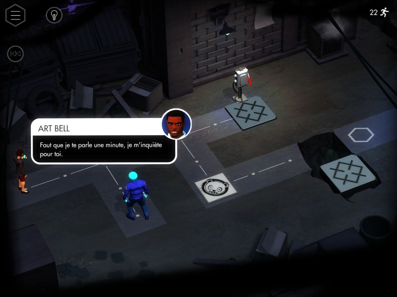 Orphan Black: The Game (copie d'écran 1 sur Android)