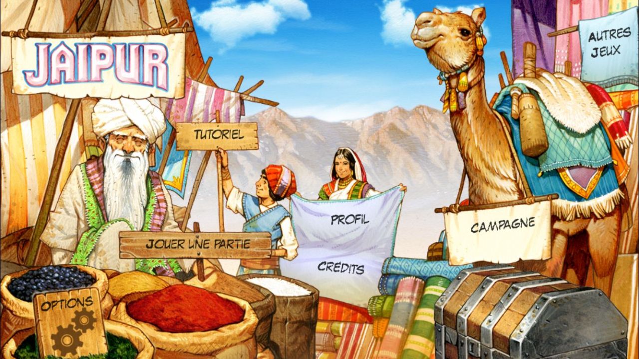 Jaipur : jeu de cartes en duel (copie d'écran 2 sur Android)