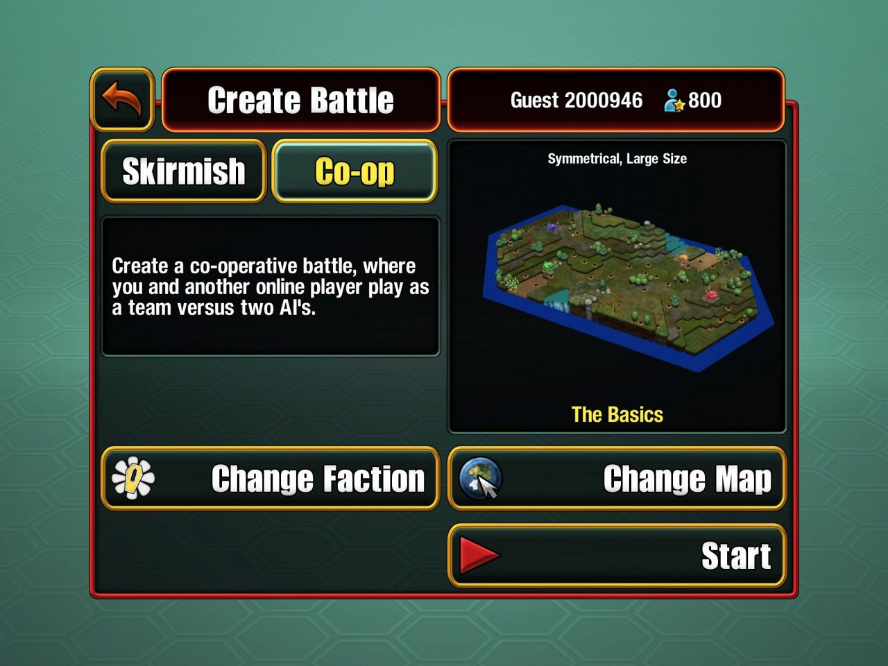 Epic Little War Game (copie d'écran 1 sur iPhone / iPad)