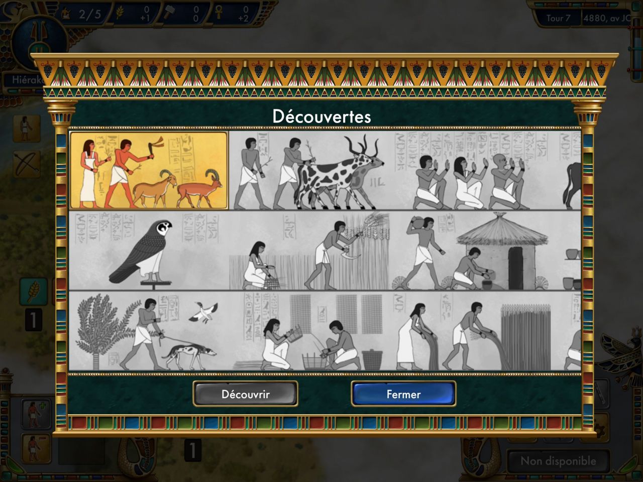 Predynastic Egypt (copie d'écran 7 sur Android)