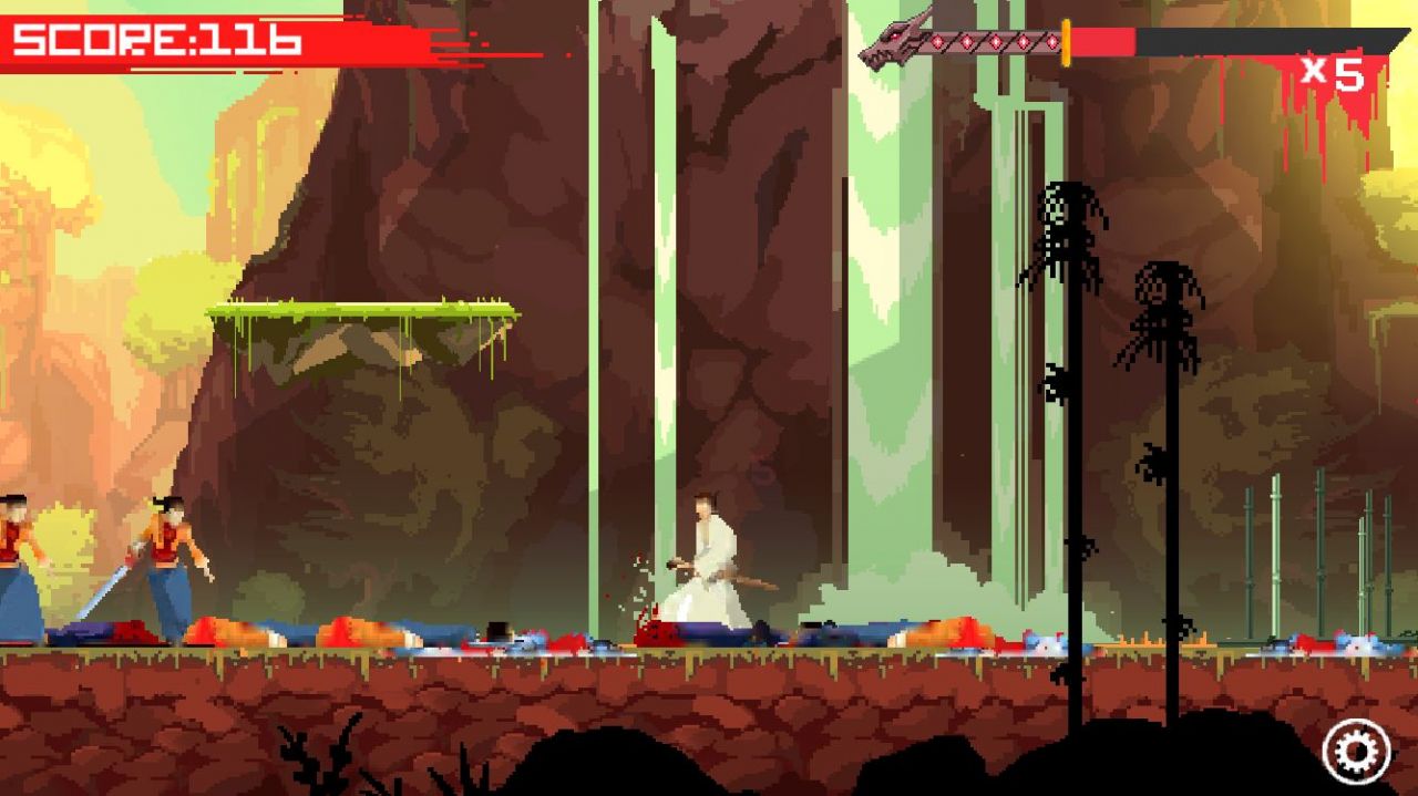 Super Samurai Rampage (copie d'écran 3 sur iPhone / iPad)
