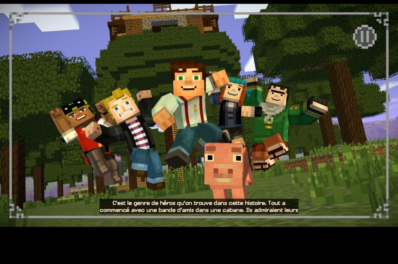 Minecraft: Story Mode - Season Two (Episode 1: Héros à résidence) (copie d'écran 1 sur Android)