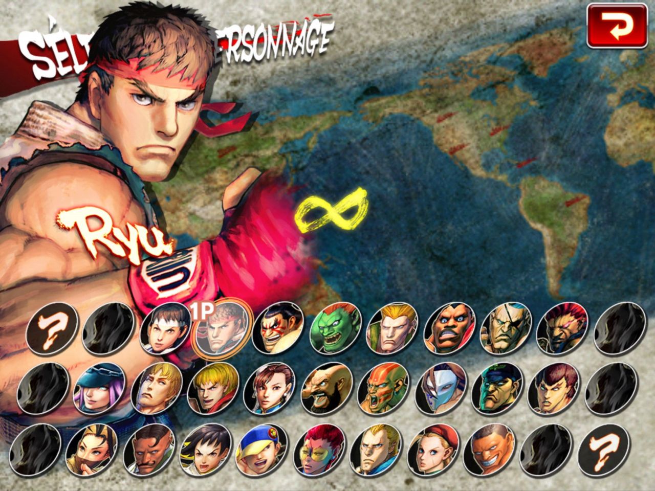 Street Fighter IV Champion Edition (copie d'écran 3 sur iPhone / iPad)