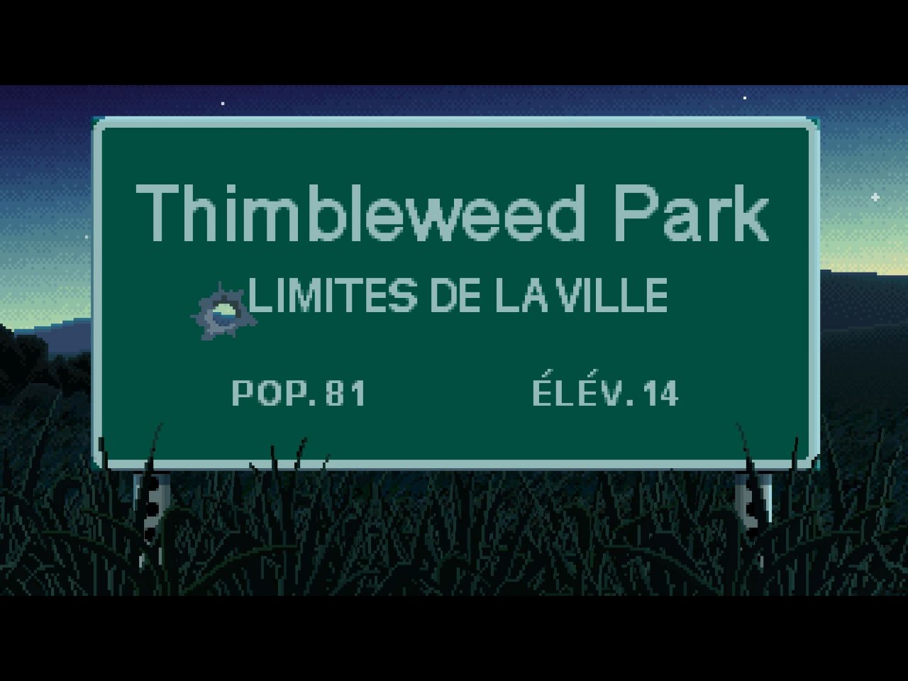 Thimbleweed Park (copie d'écran 1 sur Android)