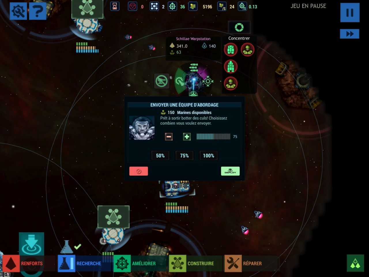 Battlevoid: Sector Siege (copie d'écran 11 sur Android)