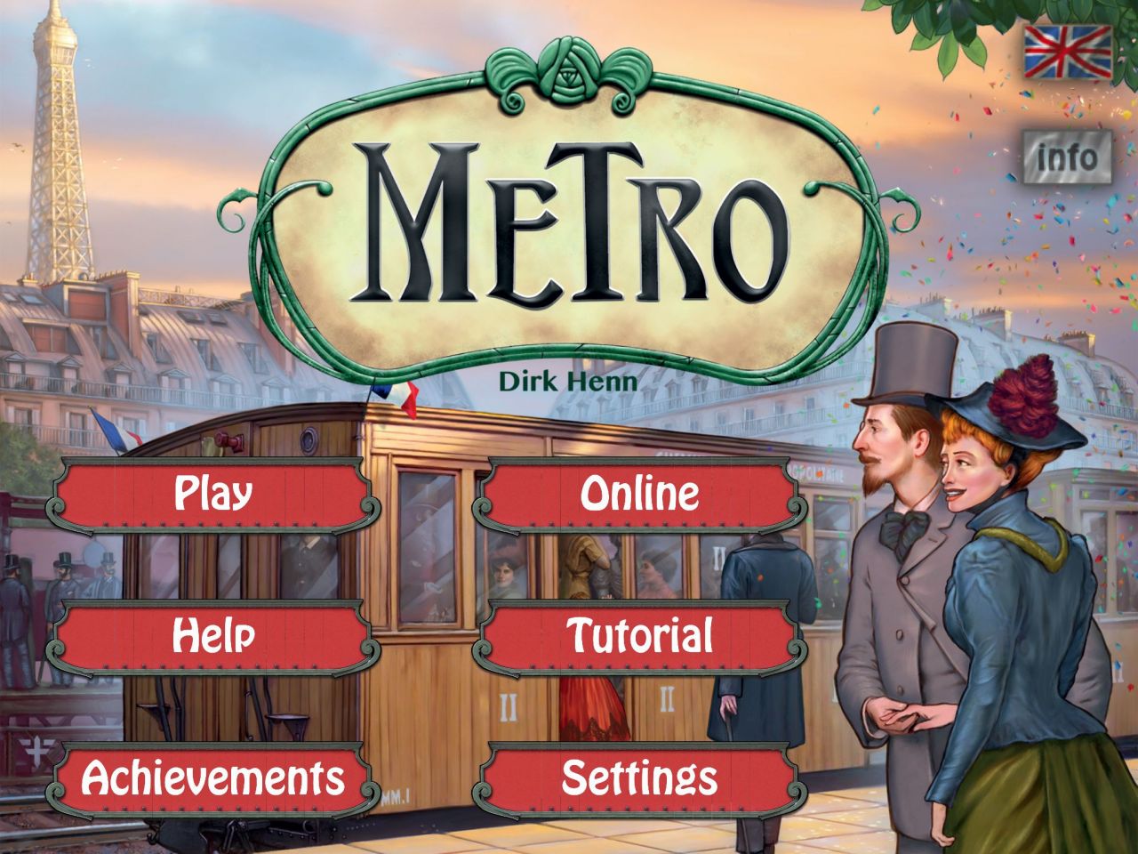 Metro - The Board Game (copie d'écran 1 sur iPhone / iPad)