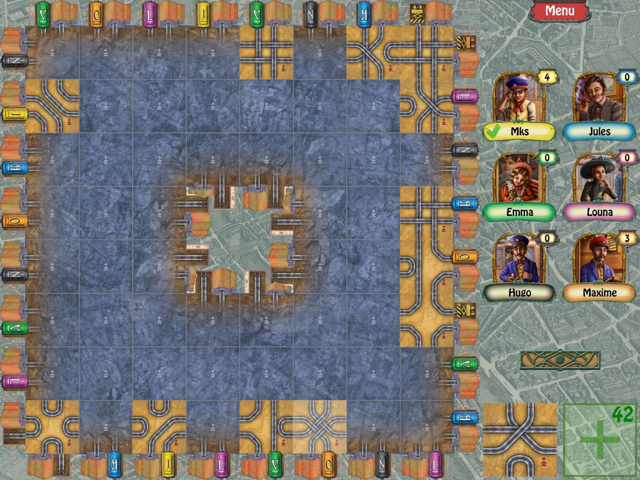 Metro - The Board Game (copie d'écran 7 sur iPhone / iPad)