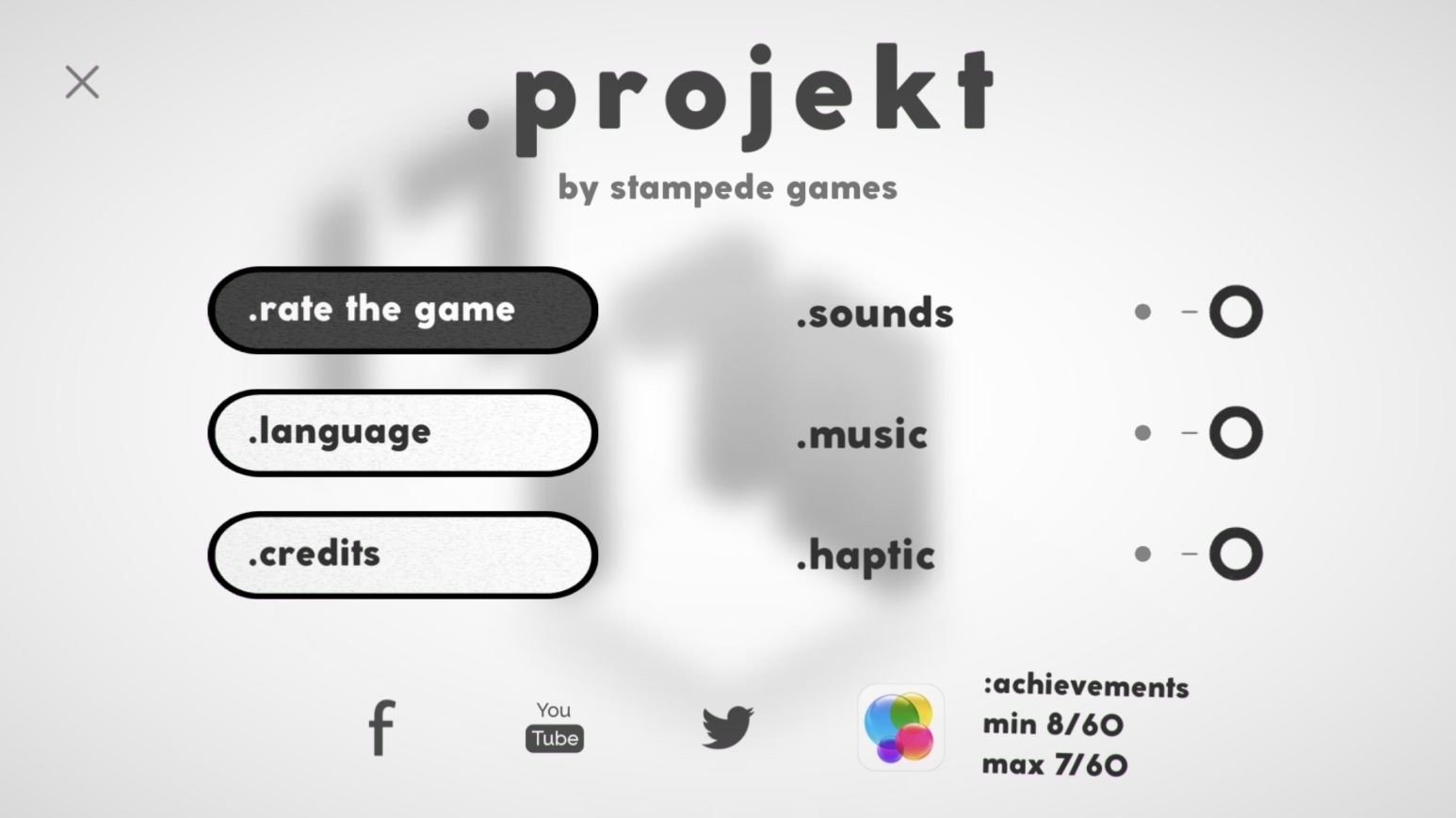 .projekt (copie d'écran 1 sur Android)
