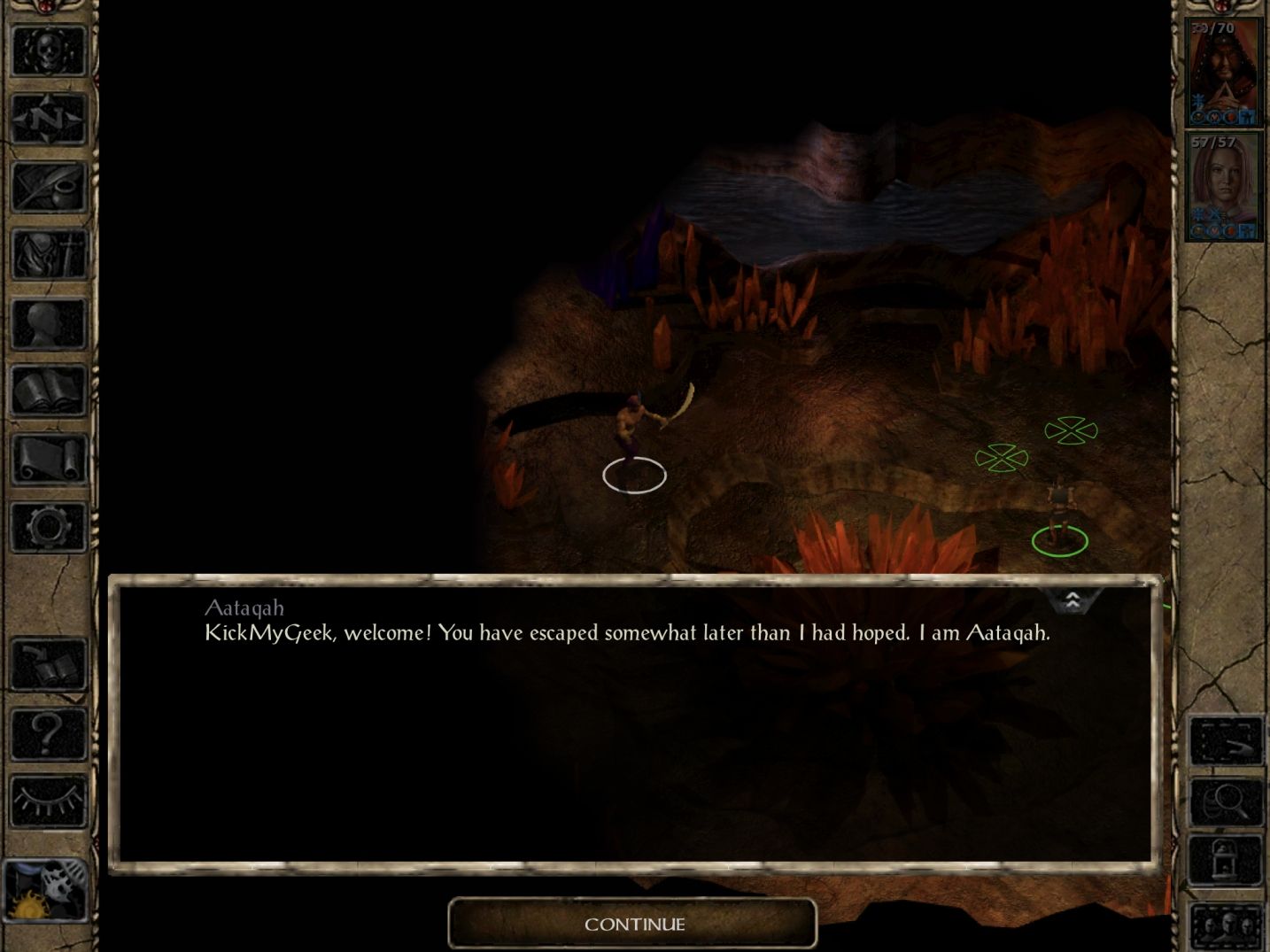Baldur's Gate II: Enhanced Edition (copie d'écran 6 sur Android)