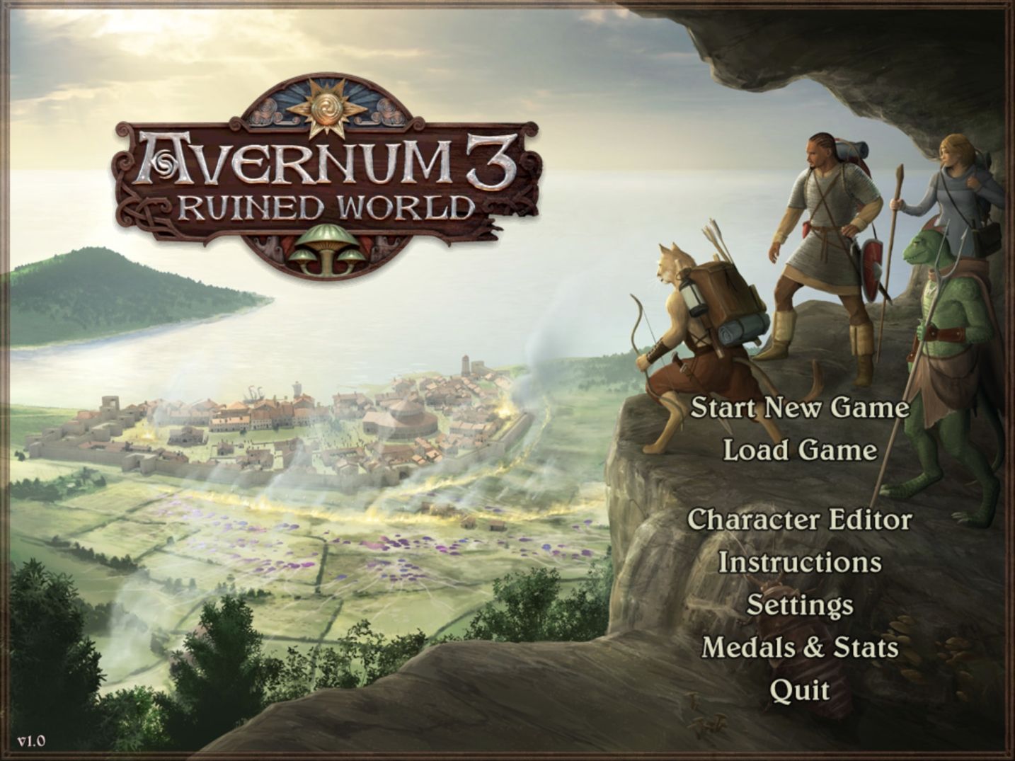 Avernum 3: Ruined World HD (copie d'écran 1 sur iPad)