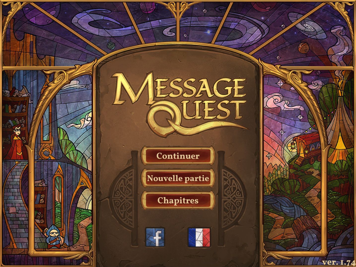 Message Quest (copie d'écran 1 sur iPhone / iPad)