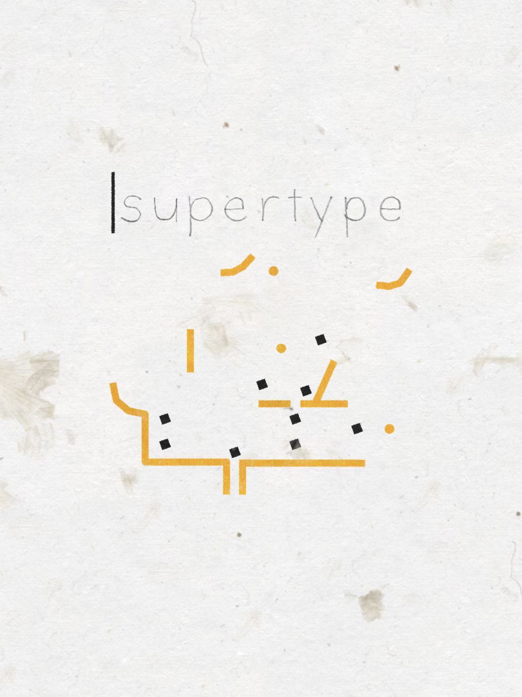 supertype (copie d'écran 1 sur iPhone / iPad)