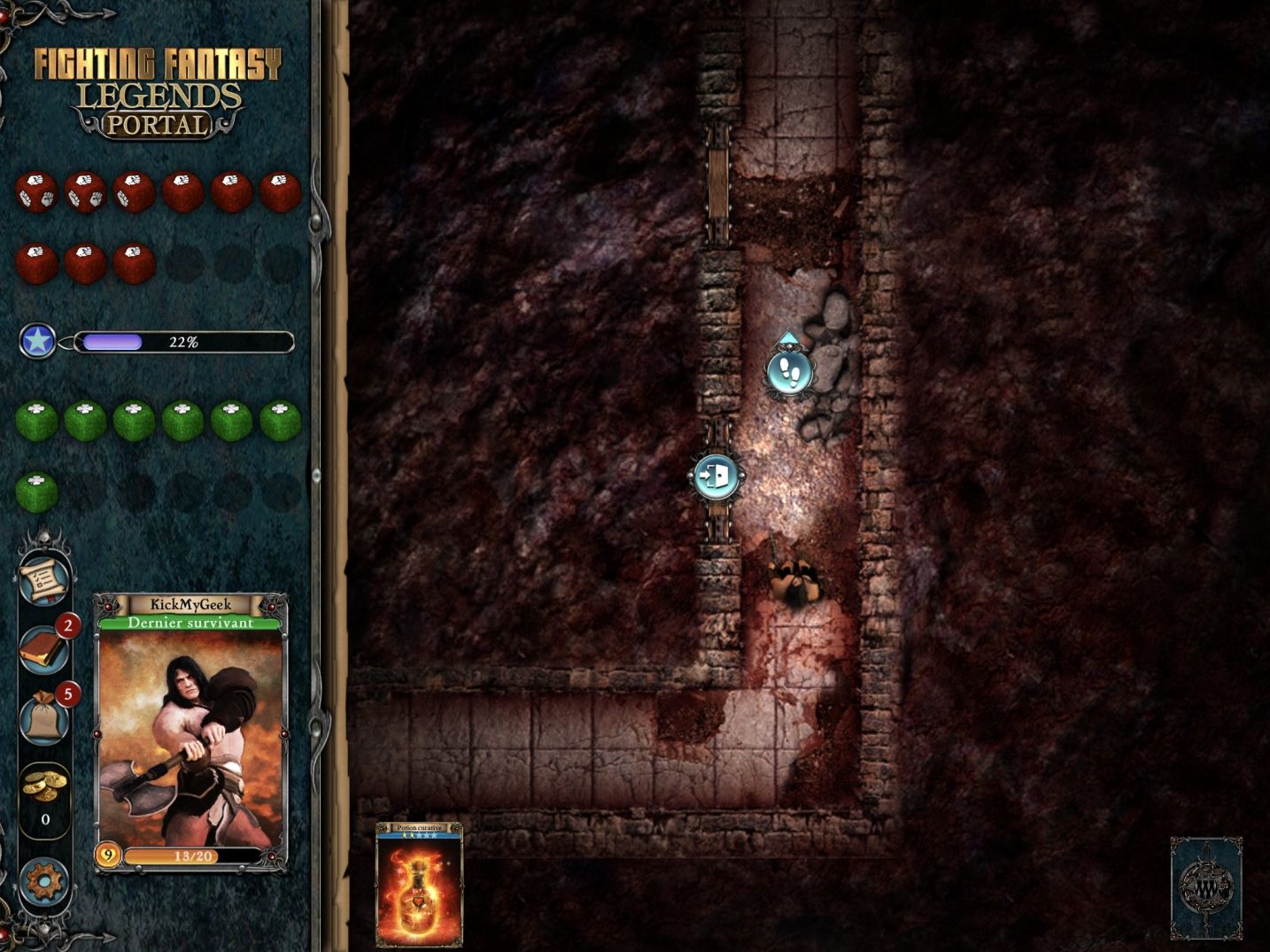 Fighting Fantasy Legends Portal (copie d'écran 20 sur Android)