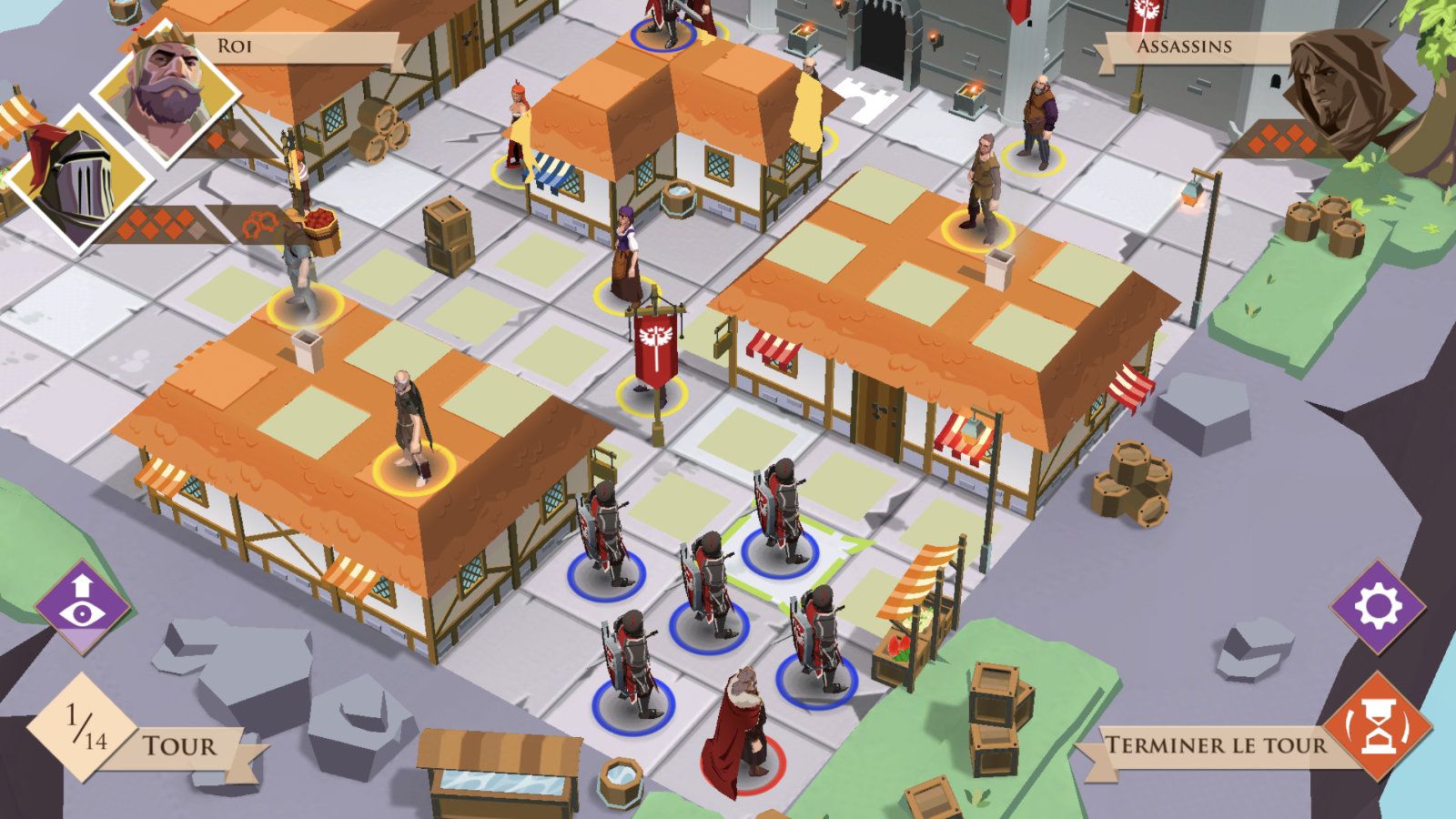 King and assassins : le jeu de plateau stratégique (copie d'écran 5 sur Android)