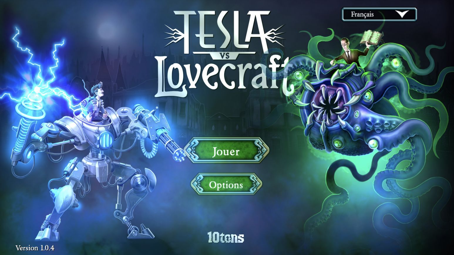 Tesla vs Lovecraft (copie d'écran 1 sur iPhone / iPad)