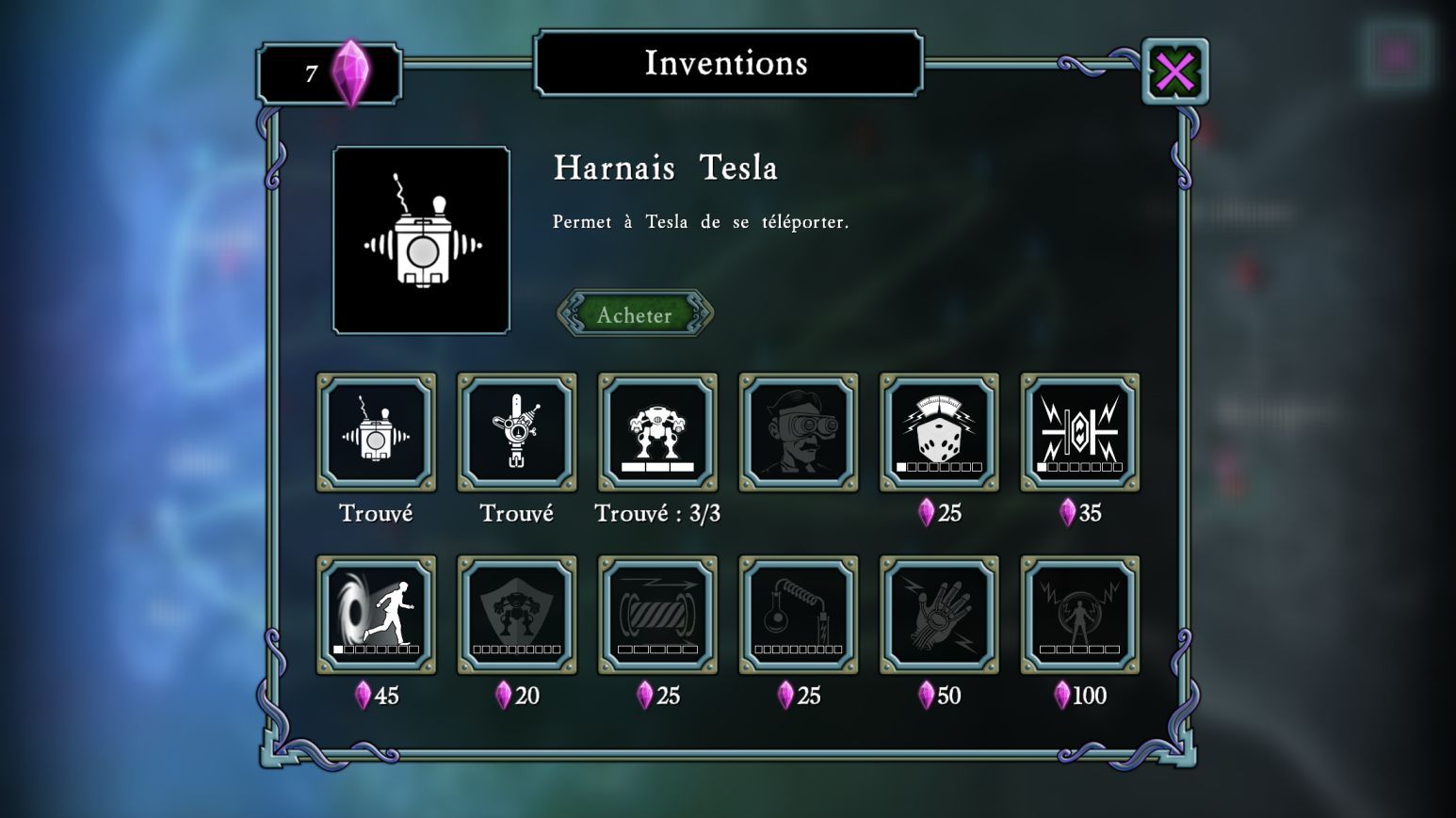 Tesla vs Lovecraft (copie d'écran 10 sur iPhone / iPad)