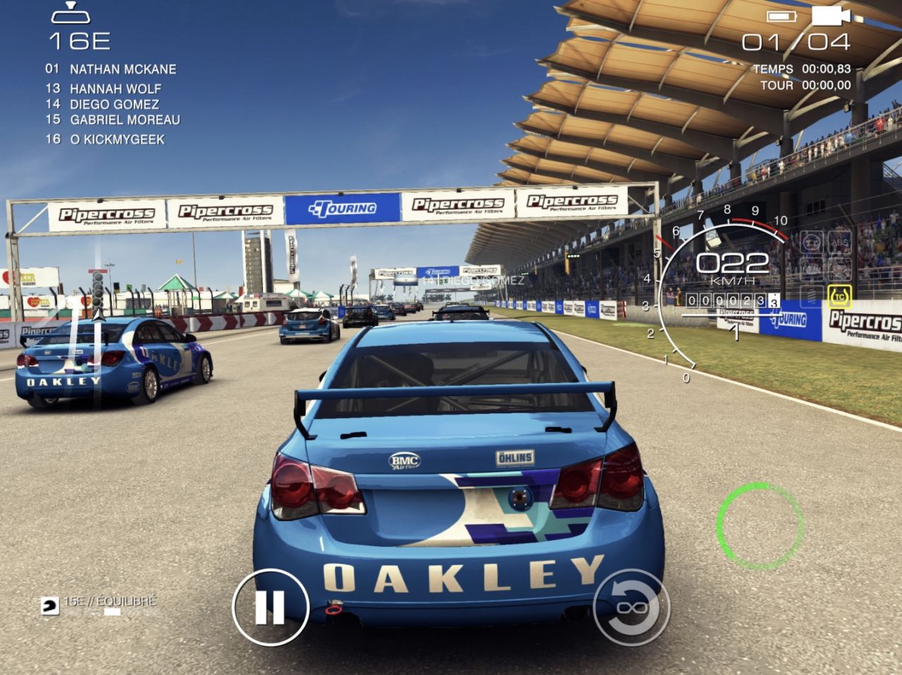 GRID Autosport (copie d'écran 2 sur Android)