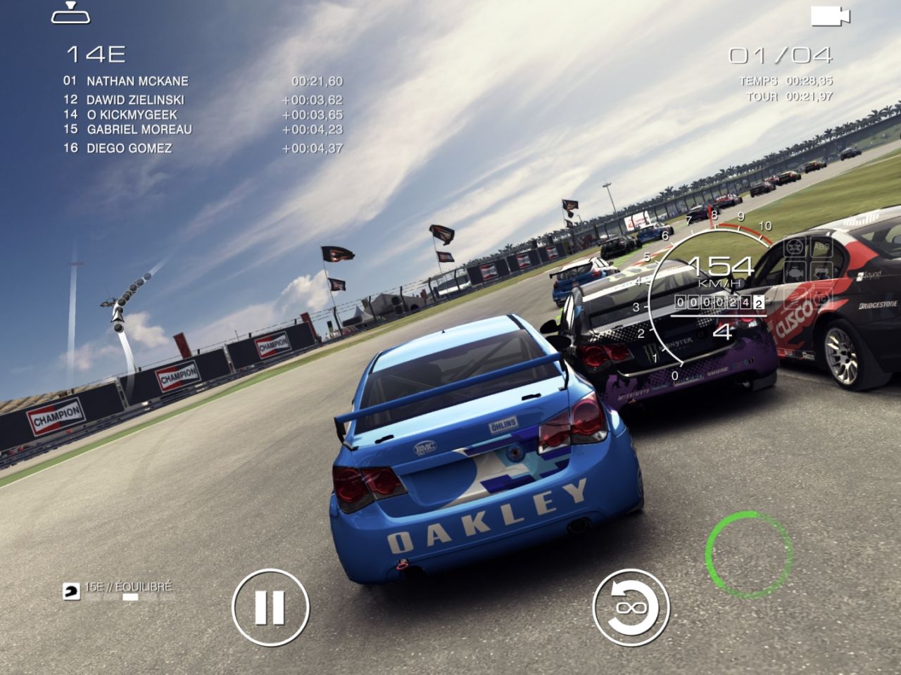 GRID Autosport (copie d'écran 3 sur Android)