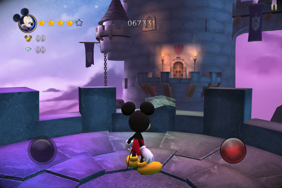Minnie se trouve là bas... Un petit effort et Mickey retrouvera sa bien aimée !