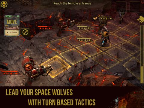 Warhammer 40K Space Wolf sur iPad