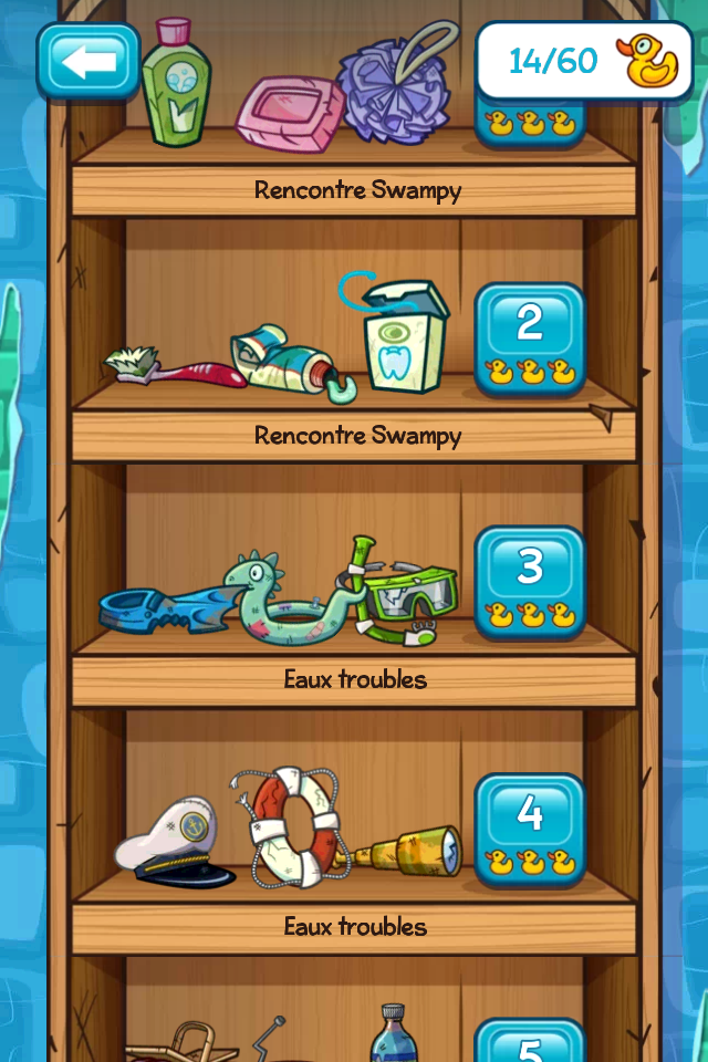 Collectionnez des objets dans les niveaux pour débloquer les bonus !