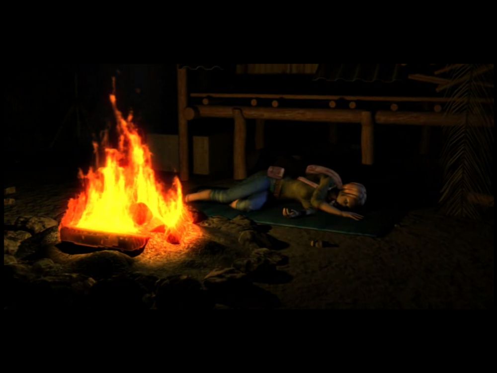 Ah, dormir à côté d'un feu de camp...